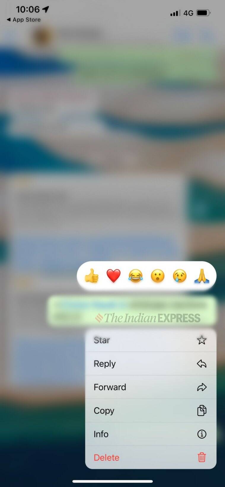 WhatsApp Message ❤️ Reactions New feature
